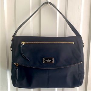 Kate Spade Lyndon Blake Avenue Shoulder Bag Black nylon